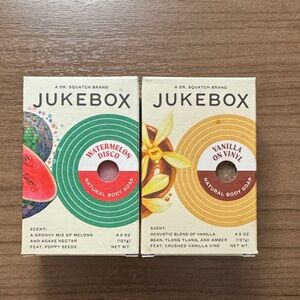 Dr. Squatch Jukebox Natural Body Soap Set - Watermelon Disco & Vanilla on Vinyl